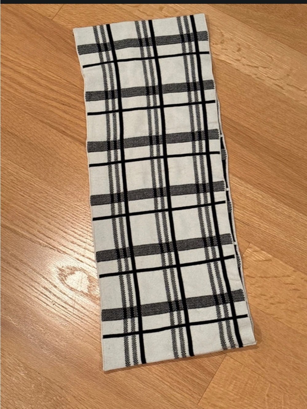 Scarf - infinity/reversible - b&w